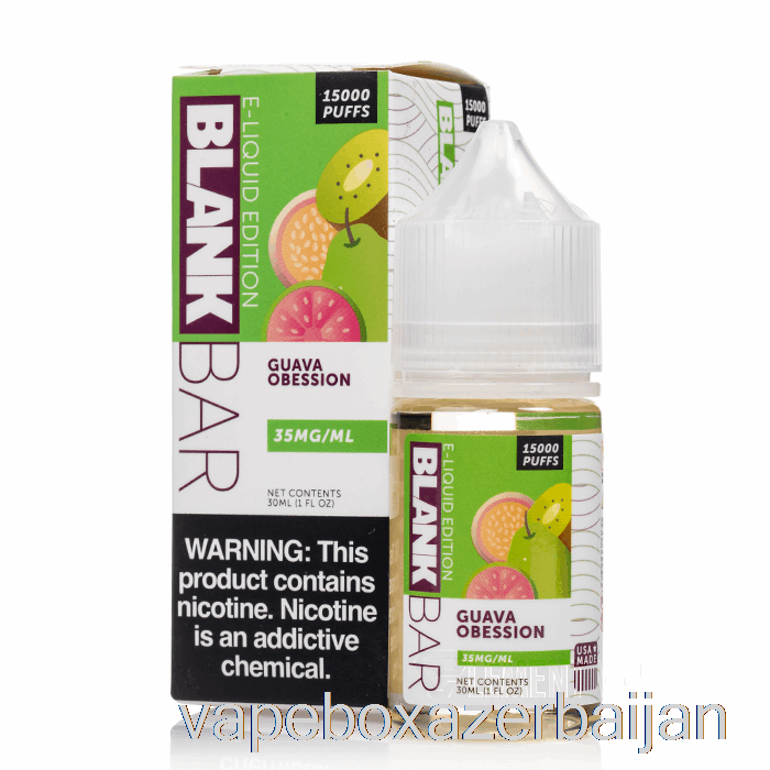 Vape Azerbaijan Guava Obsession - BLANK BAR Salts - 30mL 50mg